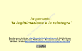 La legittimazione e la reintegra - Usi civici e demani comunali nella