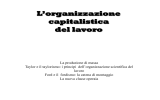 L`organizzazione capitalistica del lavoro