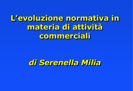 Serenella Milia Slide per SEMINARIO PD San