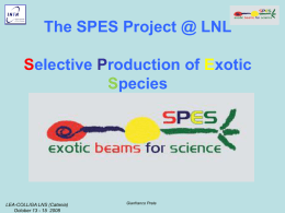 SPES project status - INFN-LNL