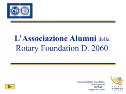 Che cos`è l`associazione alumni della Fondazione