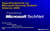 Approfondimenti sui Microsoft Security Bulletin febbraio 2005