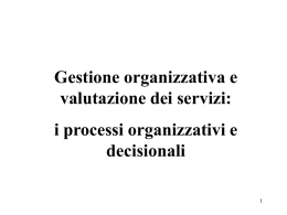 Monitoraggio e valutazione delle attività nelle università