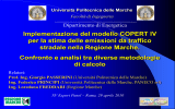 Diffusione dell` inquinamento da traffico veicolare