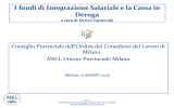 Diapositiva 1 - Ordine Consulenti del Lavoro di Milano