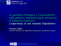 RELAZIONE SUI RISULTATI DELLO STUDIO EPIDEMIOLOGICO EFFETTUATO NEI