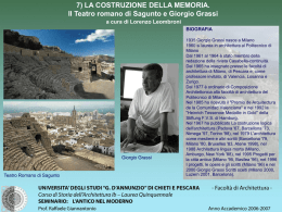 Diapositiva 1 - Università degli Studi "G. d`Annunzio"