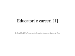 Educatori e carceri [1] - Tecnologie autonome nella didattica. Verso