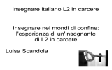 Insegnare italiano L2 in carcere
