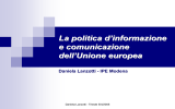 La politica dell`informazione