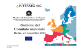 Presentazione Interreg IIIC (formato ppt, 1.854 kb)