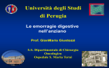 Diapositiva 1 - Società Italiana di Fisiopatologia Chirurgica
