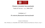 Finanza Aziendale Internazionale