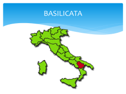 Basilicata a cura di Michele Di Gregorio classe V^A