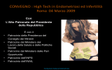 High Tech in Endometriosi ed Infertilità Roma 04/Marzo 2009