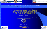 The role of Universities