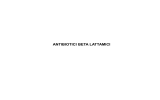 antibiotici beta lattamici