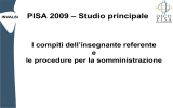 Procedure per la somministrazione PISA [f.to PPT]