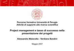 Malavolta e Bandini - Università degli Studi di Perugia