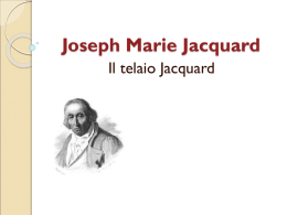 Il telaio Jacquard