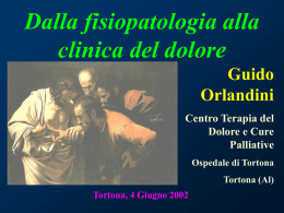 Centro Terapia del Dolore e Cure Palliative, Ospedale di Tortona