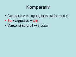 spiegazione comparativo