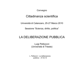 Diapositiva 1 - cittadinanzascientifica