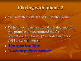 Playing with idioms 2