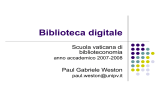 Biblioteca digitale - Biblioteca Apostolica Vaticana