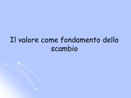 valore per il cliente - Economia e gestione delle imprese