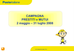 Campagna Prestiti e Mutui