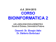 PREDIZIONE DELLA STRUTTURA DI BIOMOLECOLE