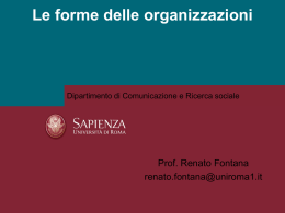 Presentazione di PowerPoint - Dipartimento di Comunicazione e