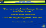 Uno strumento di pianificazione fiscale: le holding europee