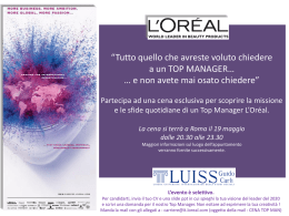 Diapositive 1 - LUISS@Imprese