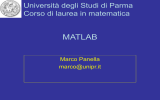 Diapositiva 1 - Università degli Studi di Parma