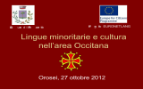 Comune di Pomaretto, Lingue minoritarie e cultura nell`area occitana