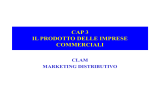 CAP 3 IL PRODOTTO DELLE IMPRESE COMMERCIALI