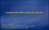 I programmi Microsoft per gli ISV