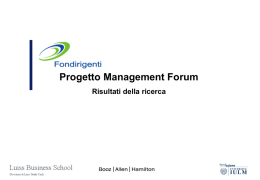 Presentazione - LUISS Business School