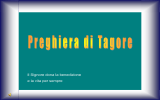 La preghiera di Tagore