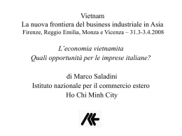 Forum d`affari Italia – Vietnam Milano, 29