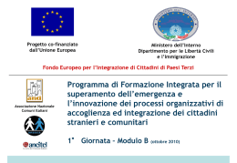 Programma di Formazione Integrata per il superamento dell