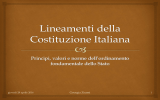 Lineamenti della Costituzione Italiana