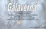 Una presentazione dedicata alla galaverna