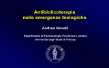 Antibiotici per Bioemergenze - E-learning