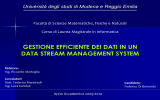 Diapositiva 1 - ISGroup - Università degli Studi di Modena e Reggio