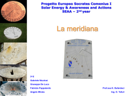 La meridiana