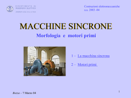 10 &ndash;Morfologia e motori sincroni