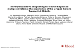 Nonmyeloablative allografting for newly diagnosed